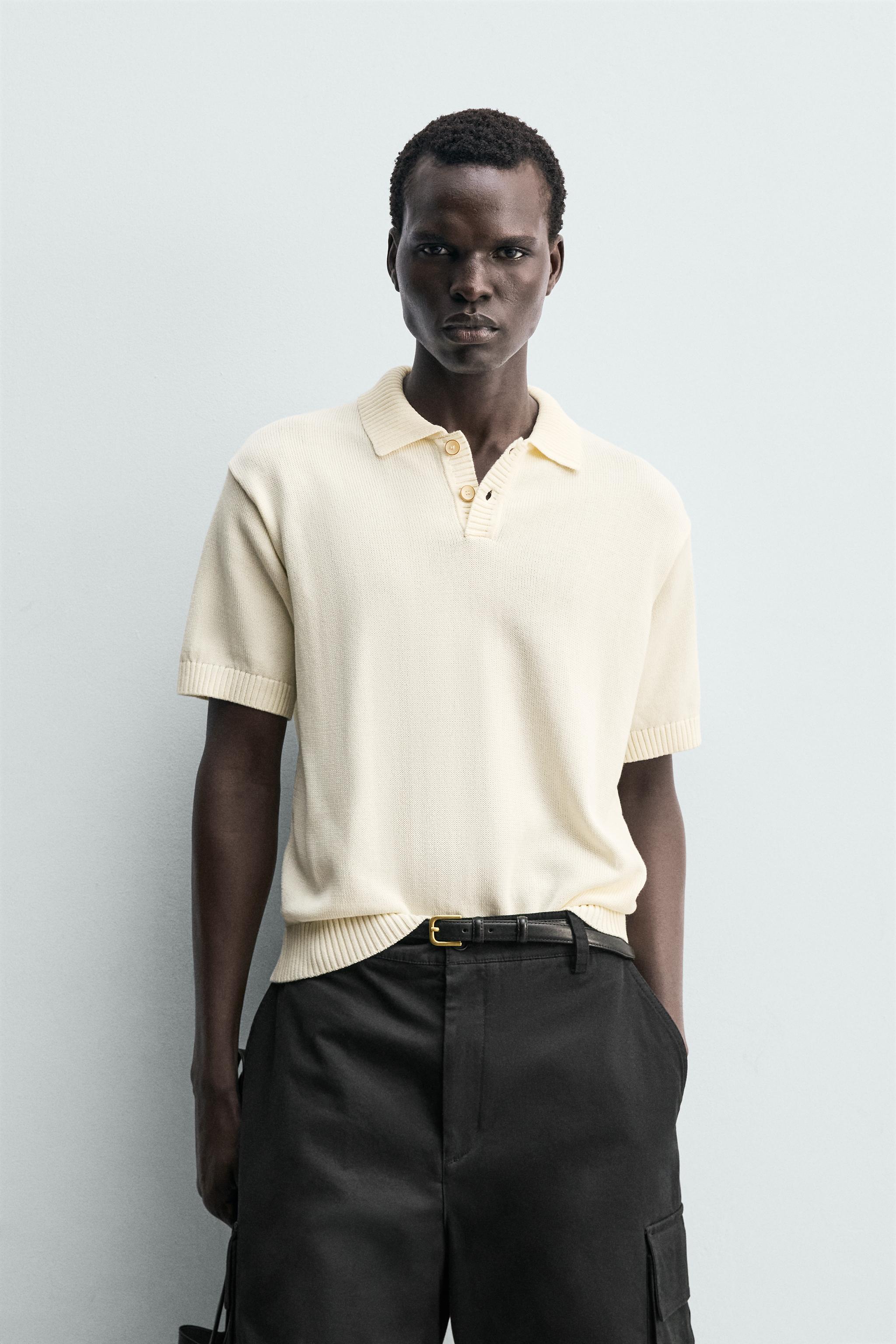 RELAXED FIT TEXTURED KNIT POLO